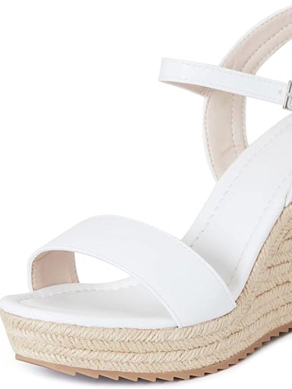 Women's Espadrille Wedge Sandals: Ankle Strap Platform Open Toe Wedges - Stylish